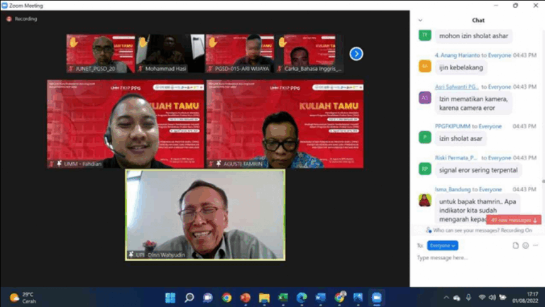 Menyelaraskan Kurikulum Pendidikan Bersama PPG UMM
