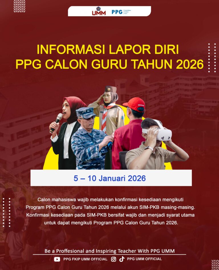 INFORMASI LAPOR DIRI PPG CALON GURU TAHUN 2026