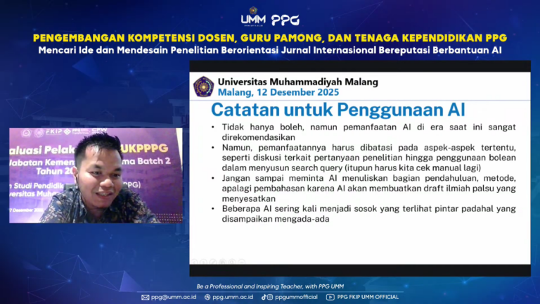 Mencari Ide dan Mendesain Penelitian Berorientasi Jurnal Internasional Bereputasi Berbantuan AI